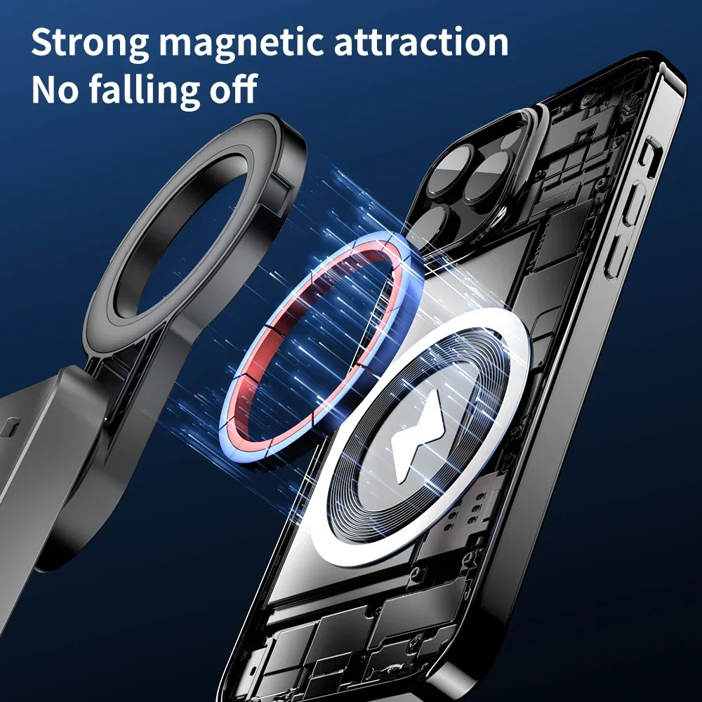 Upgrade Magnetic Selfie Stick Tripod with Wireless Remote Control for Smartphones