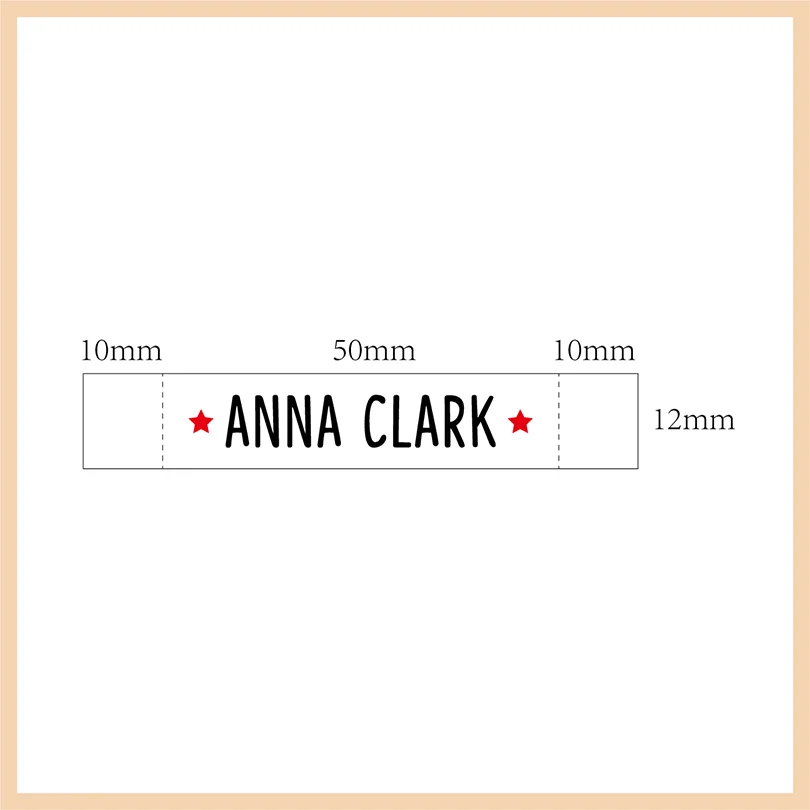 Twill Labels Tags for Clothes Personalized Items Name Tags Handmade Sewing Accessories Xw5515 clothing labels twill labels