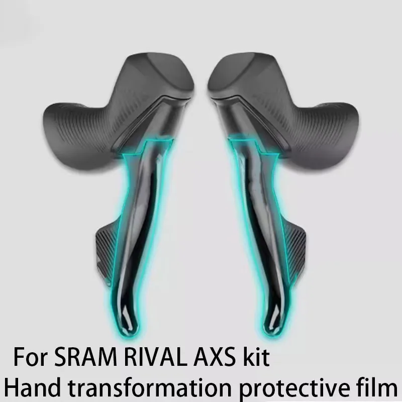 Lot De 2 Protections Transparentes Pour Manivelle De Vélo - Film TPH Anti-Rayures Universel Pour Sram, Shimano, 3T