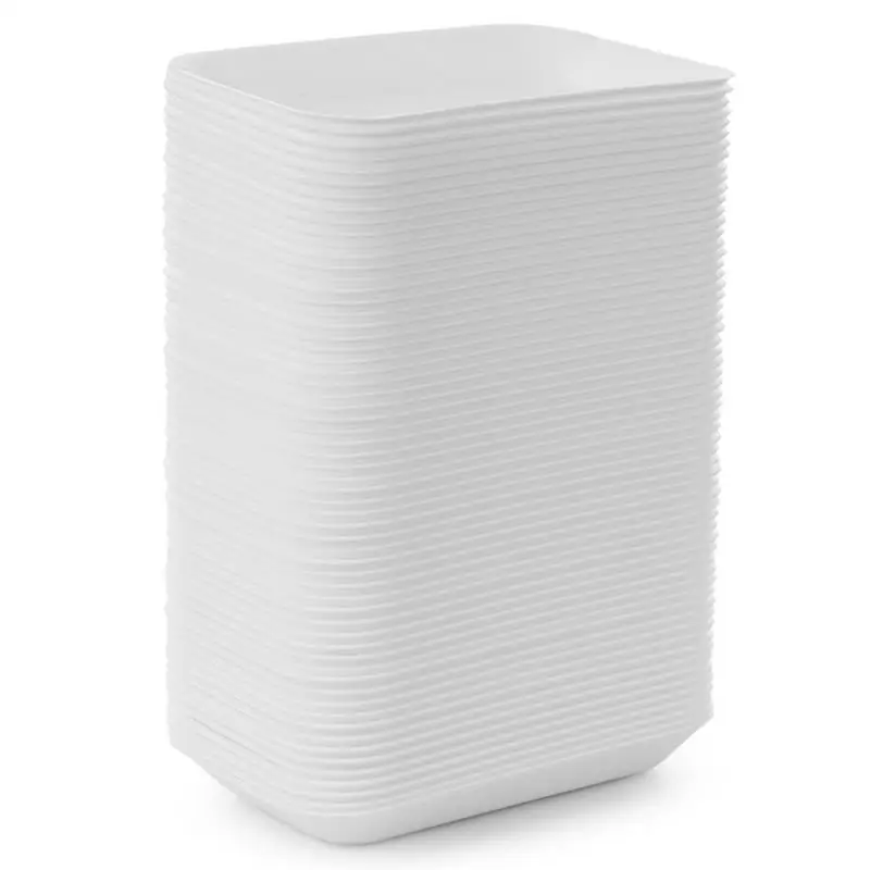 Crafts Foam Trays Disposable Food Trays 60Pcs