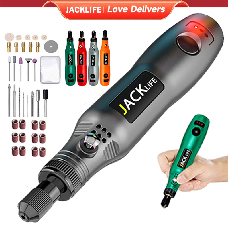 USB Cordless Rotary Tool Kit Woodworking Engraving Pen DIY For Jewelry ...