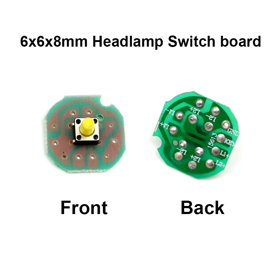 Headlamp Driver Board 10W LED Drive Plate 3 or 5 Mode Head light Cap Lamp Flashlight 18650 Electric Circuit Switch Board