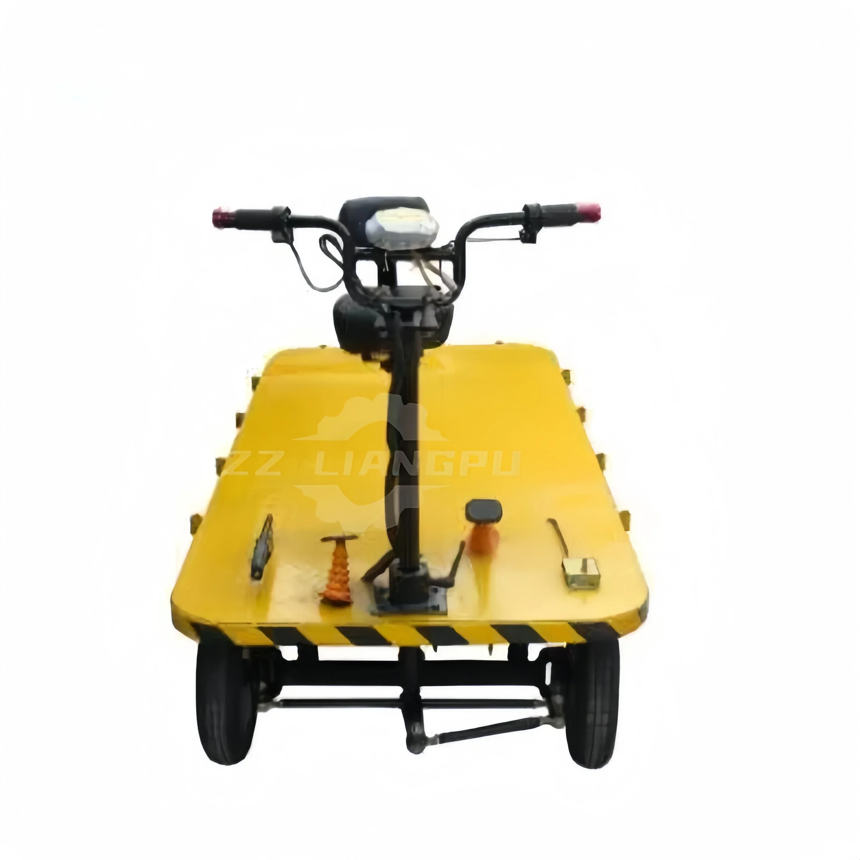 Electric 1000kg Load Electric Platform Cargo Carrier Trolley Heavy Loading Transport moving With 4 Wheels for load