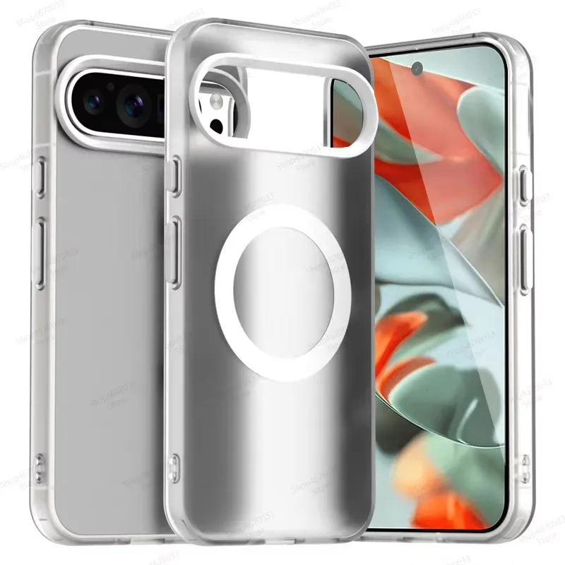 Frosted Armor Magnetic Shockproof Bumper Case