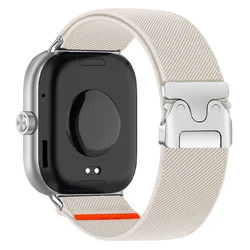 Nylon Loop Strap with Magnetic Parachute Buckle - Elastic and Comfortable Wristband for Smartwatches (Starlight A)