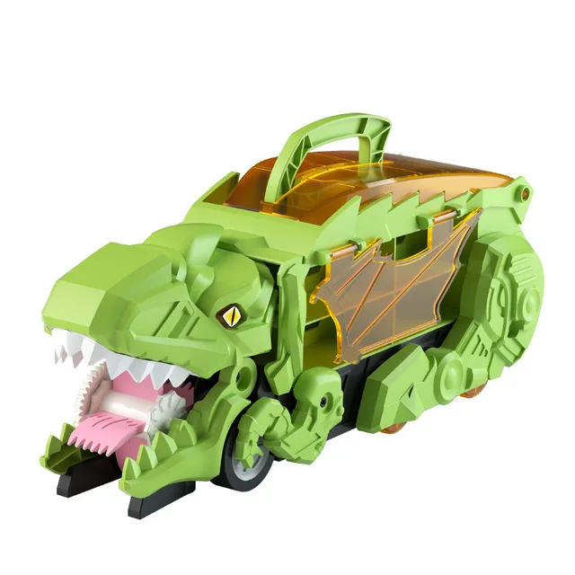 Puzzle Transformation Dinosaur Toy Car Dinosaur Swallowing Car Large Storage Alloy Car Track Inertial Sliding Children's Gifts 5