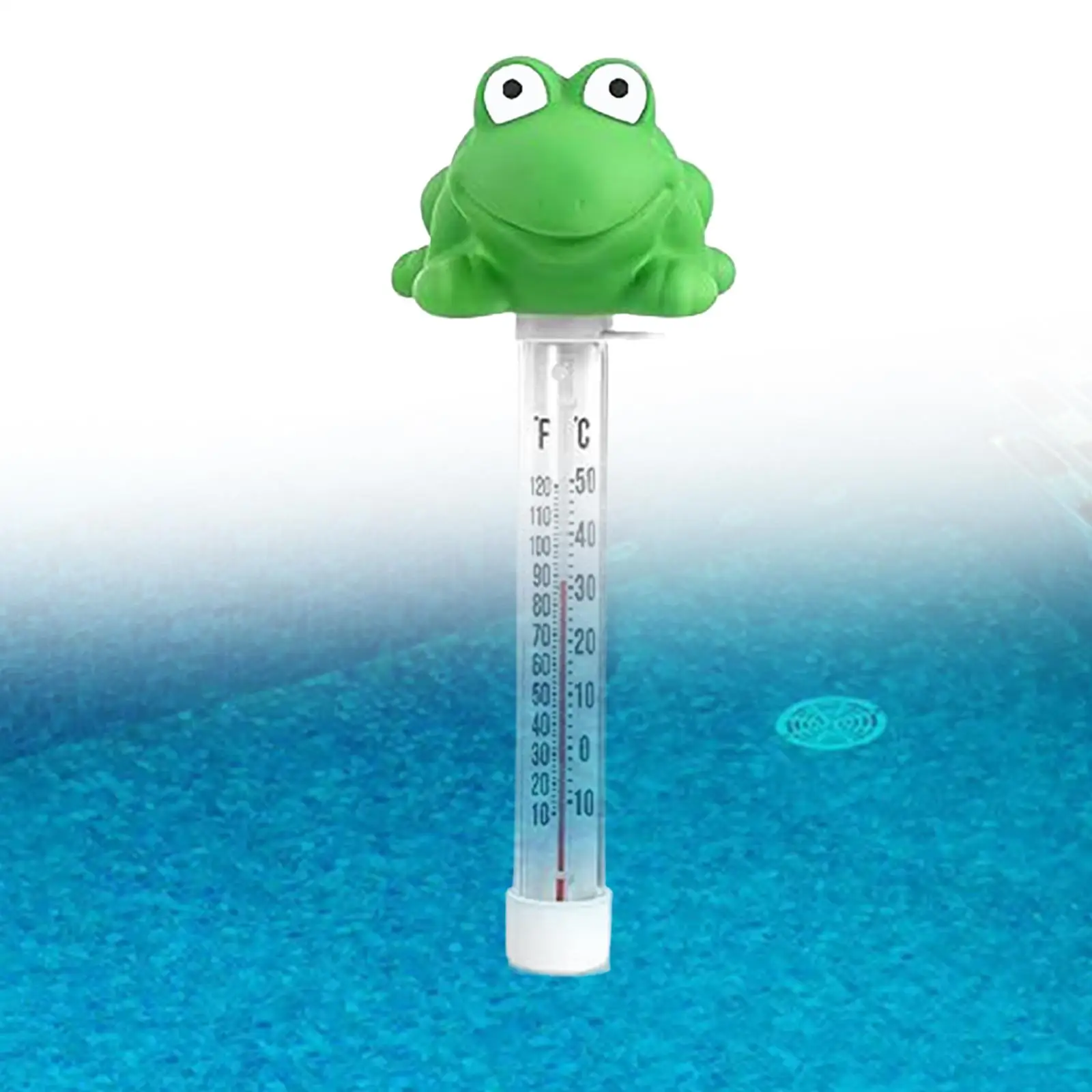 Frog Floating Pool Thermometer Portable SPA Water Thermometer for Fishing Pond Hot Tub Fish Tank Paddling Pool Water Temperature