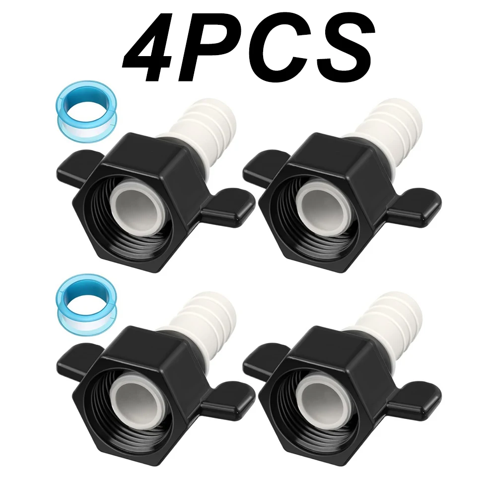 1/2 Inch Fittings PEX Fittings For Various Angles And Directions Versatile Adapters Convenient Package Heat Resistant Nylon