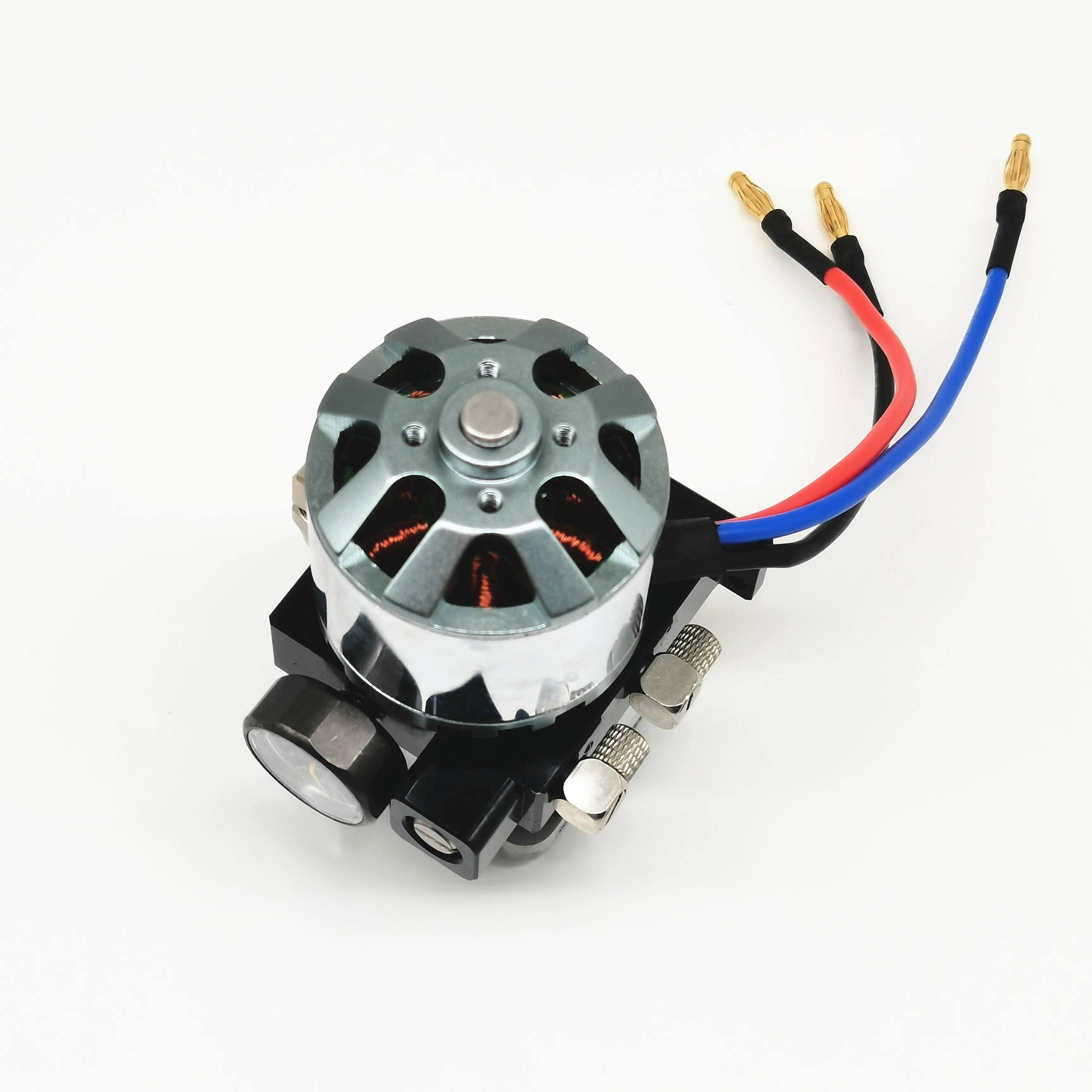 

New Brand Brushless High pressure Hydraulic Oil Pump With Pressure Regulating Valve meter For RC Hydraulic Excavator Parts