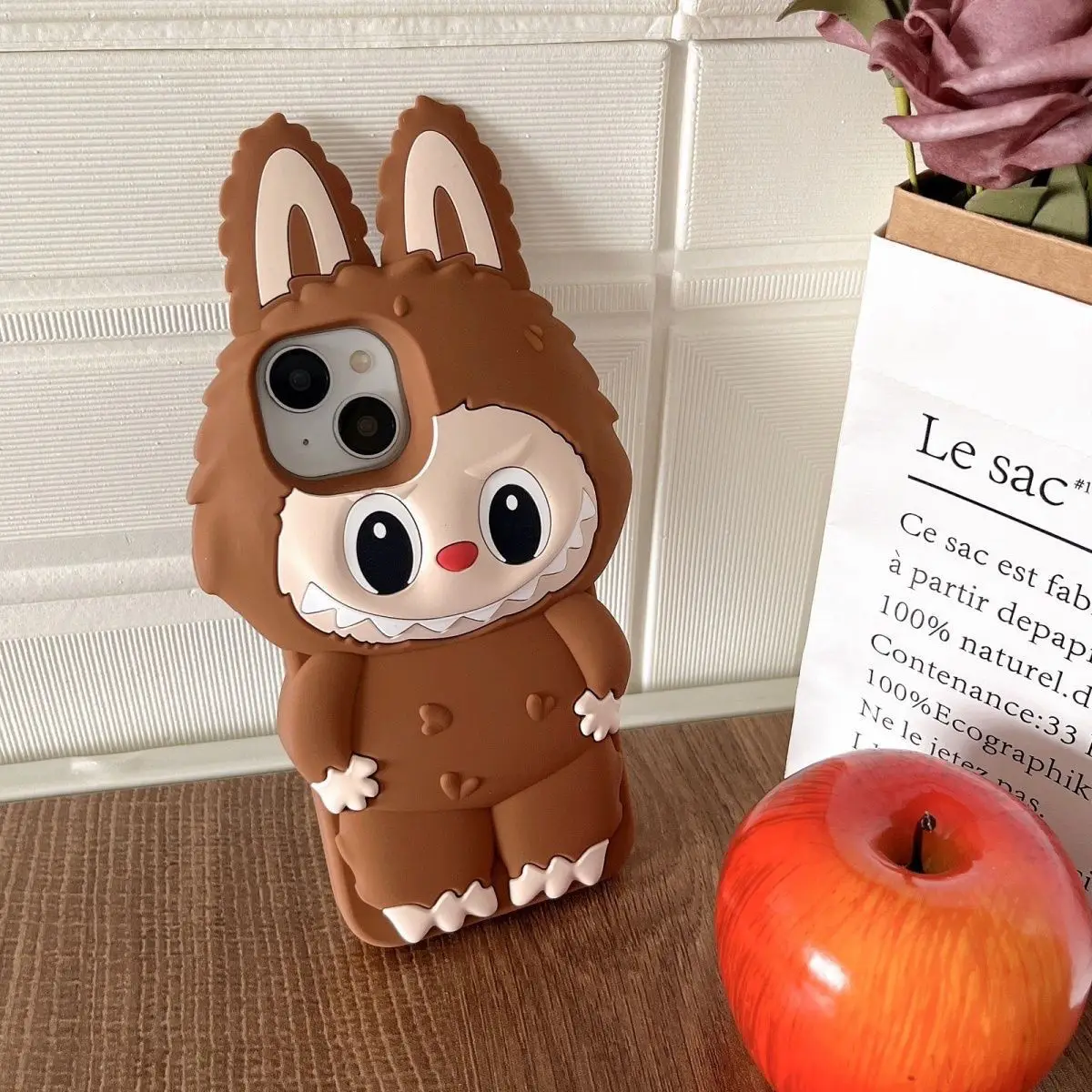 Cute Labubu Case for iPhone 15 Pro Max Silicone anti drop
