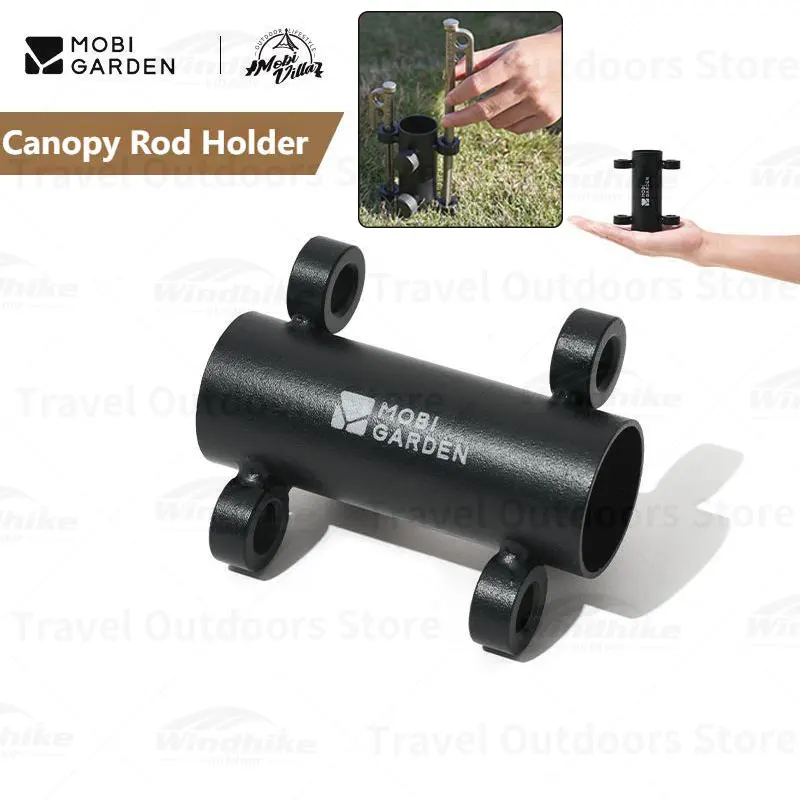 MOBI GARDEN 22 33MM Diameter Awning Tent Rod Fixer Carbon Steel Canopy