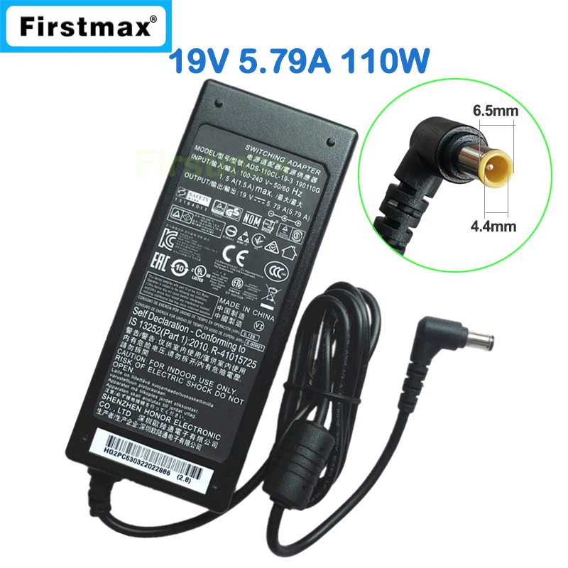 Fonte de Alimentação de 110w 19v 5.79a para o Monitor 32gk850g-b Ads110cl-193 190110g Adaptador ca 34uc98 34um88 34um88c 34um88-p Pf1500g - Imagem 5