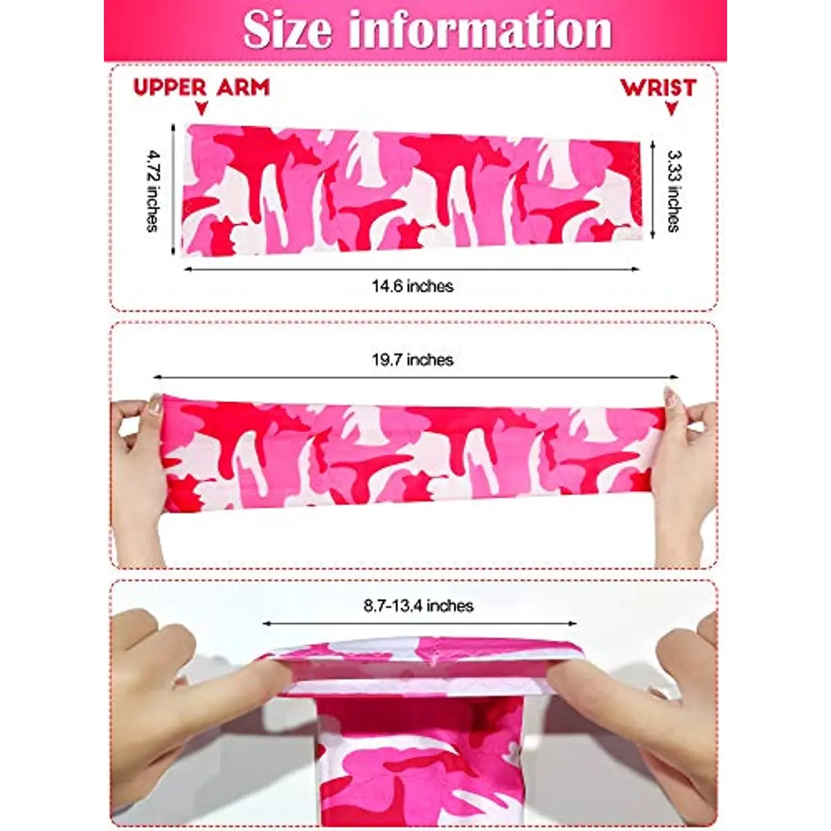 Unisex Cooling Arm Sleeves Cover Women Men Sports Running UV Sun Protection Outdoor Fishing Cycling Sleeves 2Pcs