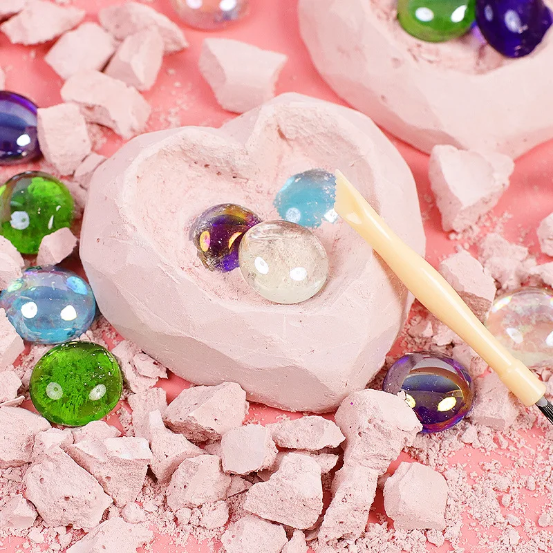 クリエイティブ考古学掘削宝石女の子愛する宝石サプライズボックス