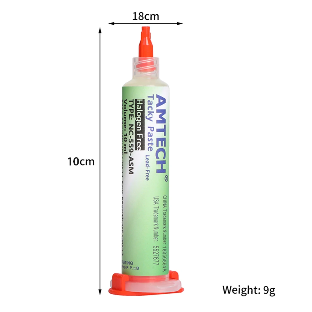 Welding Flux Amtech Nc 559 10ml Syringe for Soldering Electronics Tools &BGA SMD PCB Repair