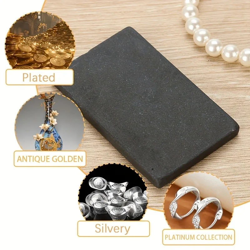 전문 보석 금속 테스트 스톤, 휴대용 터치스톤 도구 (금, 은 보석상 테스트 키트용), 필수 보석 도구