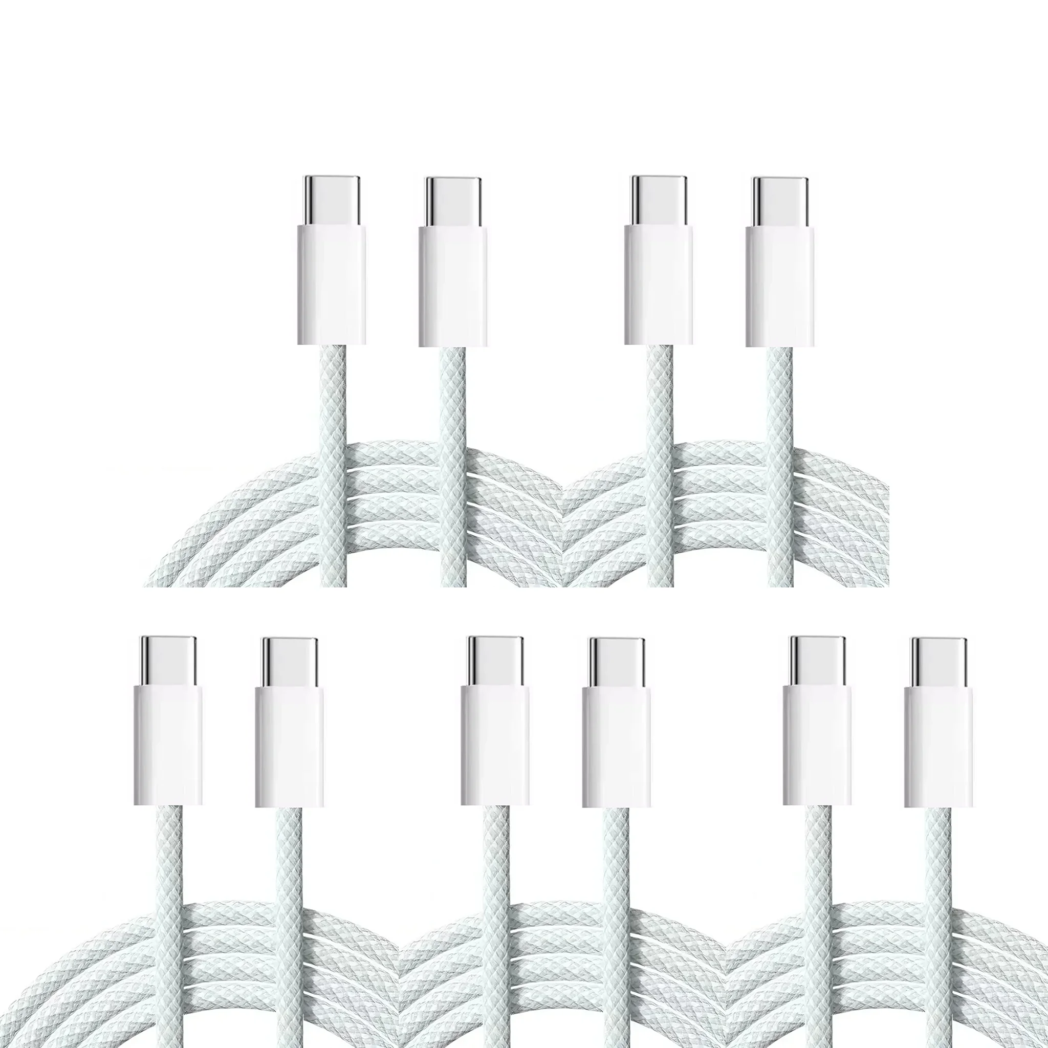 5-Pack High-Speed USB C to USB C Charging Cable