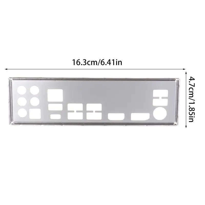 1/3/5PCS IO I/O 쉴드 백 플레이트 B450M 스틸 레전드, B450 스틸 레전드용 스테인레스 스틸 백 플레이트 블렌드 브래킷