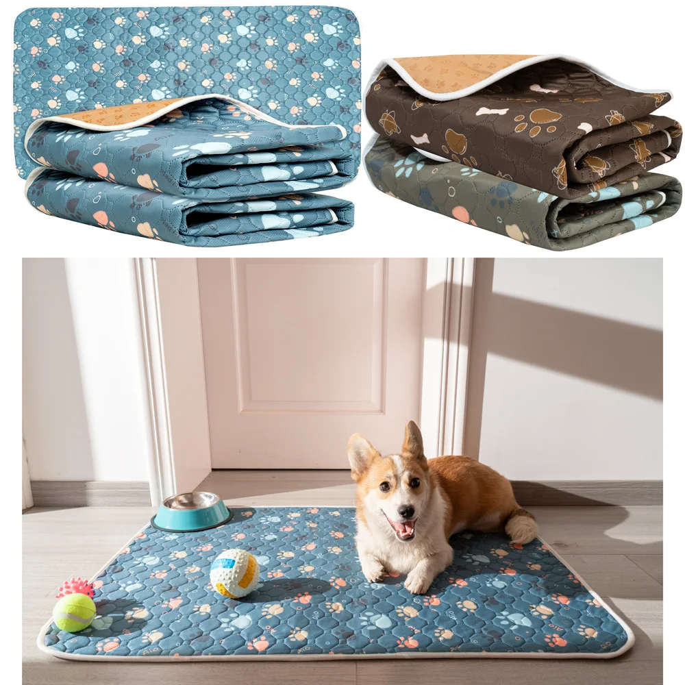 BIAI New non-slip Mat for Pets Waterproof Dog Pee Pad Breathable Cat Mat Washable Pet Diaper Pad High Absorbent Pet, dog pee pad
