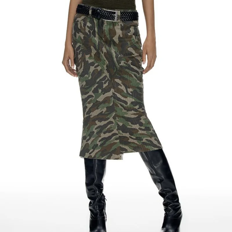 camouflage-mermaid-skirt-street-feel-workwear-camouflage-printed-skirt-women