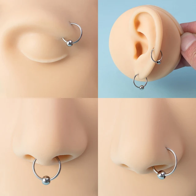 Conjunto De Piercing De Sobrancelha De Titânio, Brinco Industrial De  Cartilagem, Língua, Lábio, Nariz, Septo, Anel, Barra, Mamilo, Joias  Corporais, 1 Peça - Joias Para O Corpo - AliExpress