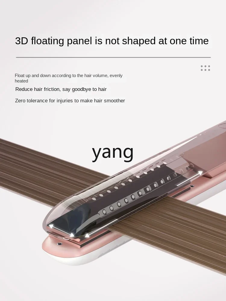 L'm'm Hair Straightener Hair Comb Household Curler and Straightener Dual-Use Electric Comb Torque