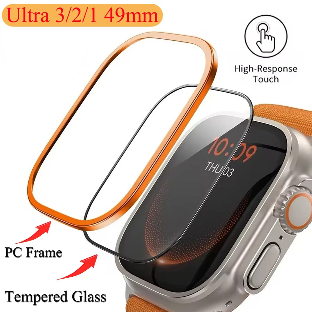 Ultra-Durable Tempered Glass Screen Protector with Titanium Frame