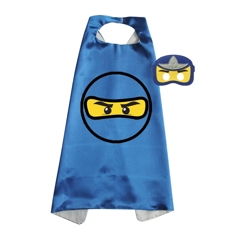 Ninja costume superhero capes with masks for pretend play superhero cosplay costume,kids cosplay costume,superhero capes