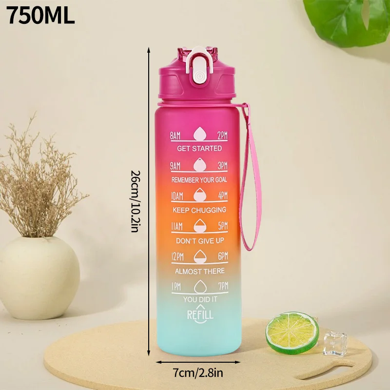 Description Picture 5 of item750/1000ml Sports Water Bottle Outdoor Hiking Travel Portable Water Bottle Fitness Bicycle Sport Water Cup Drinking Water Cup