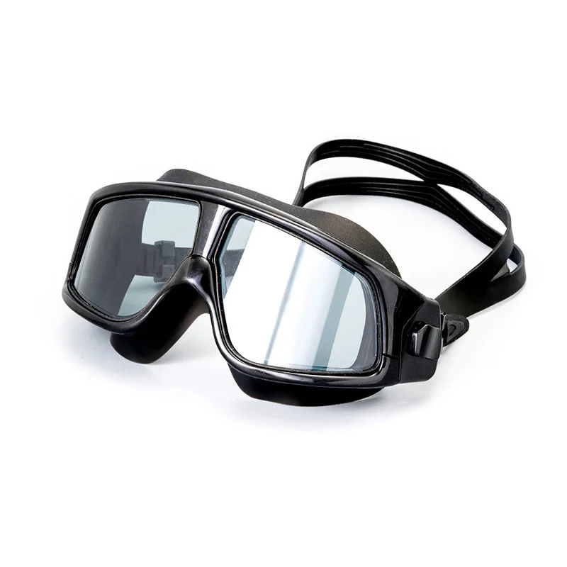 Lunettes de natation à grand cadre pour adultes, haute qualité, HD, anti-Austin, lunettes de natation, fabricant, prix de gros direct, nouvelle mode