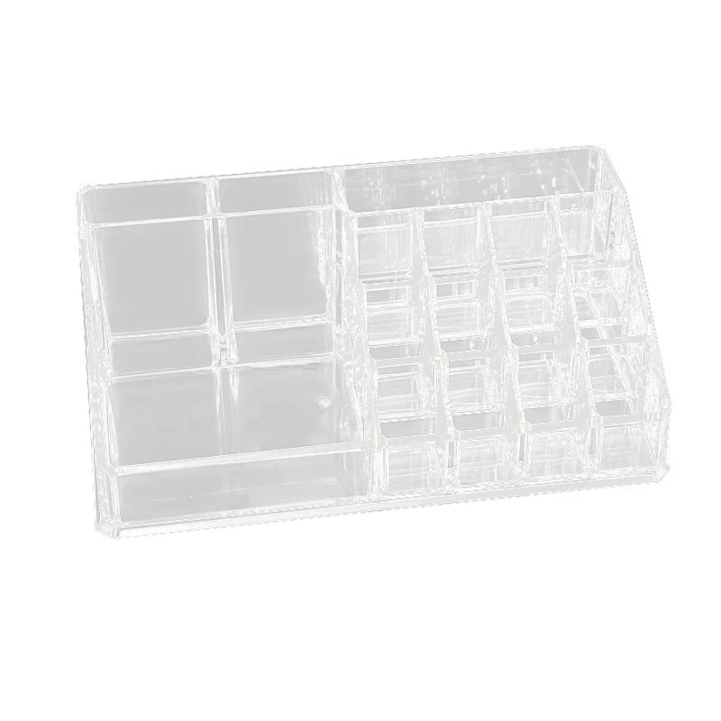

Multiple Grid Acrylic Transparent Makeup Organizer Storage Boxes Make Up Organizer Lipstick Holder Jewelry Box