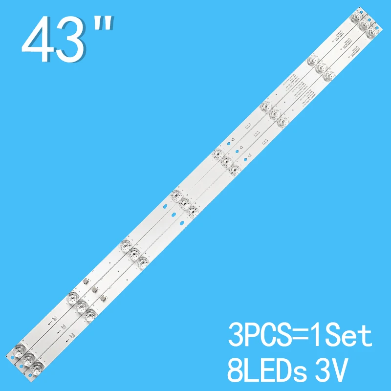 LCD 8 leds 770MM For PHILIPS 43 