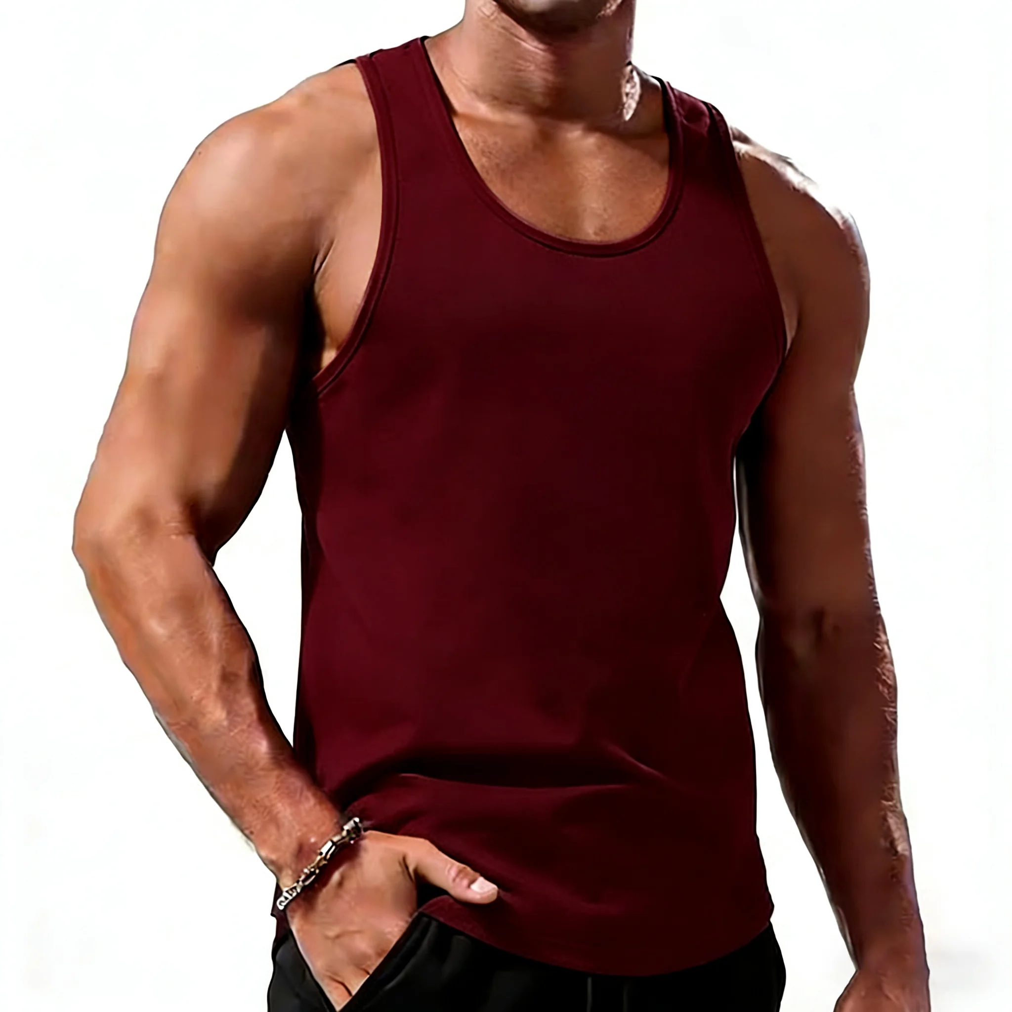 Men's High-Quality Mesh Gym Vest - Sleeveless Summer Fitness Tank Top