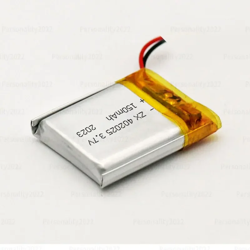 3.7V Batteries 40 Li Po 150mAh Lithium Polymer Battery for Walkman Mp3 GPS Bluetooth Headset Smart Watch Rechargeable Cell rechargeable lithium batteries