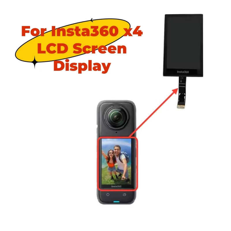 Original LCD Screen Display For Insta360 x4 Insta 360X4 Screen Assembly Parts