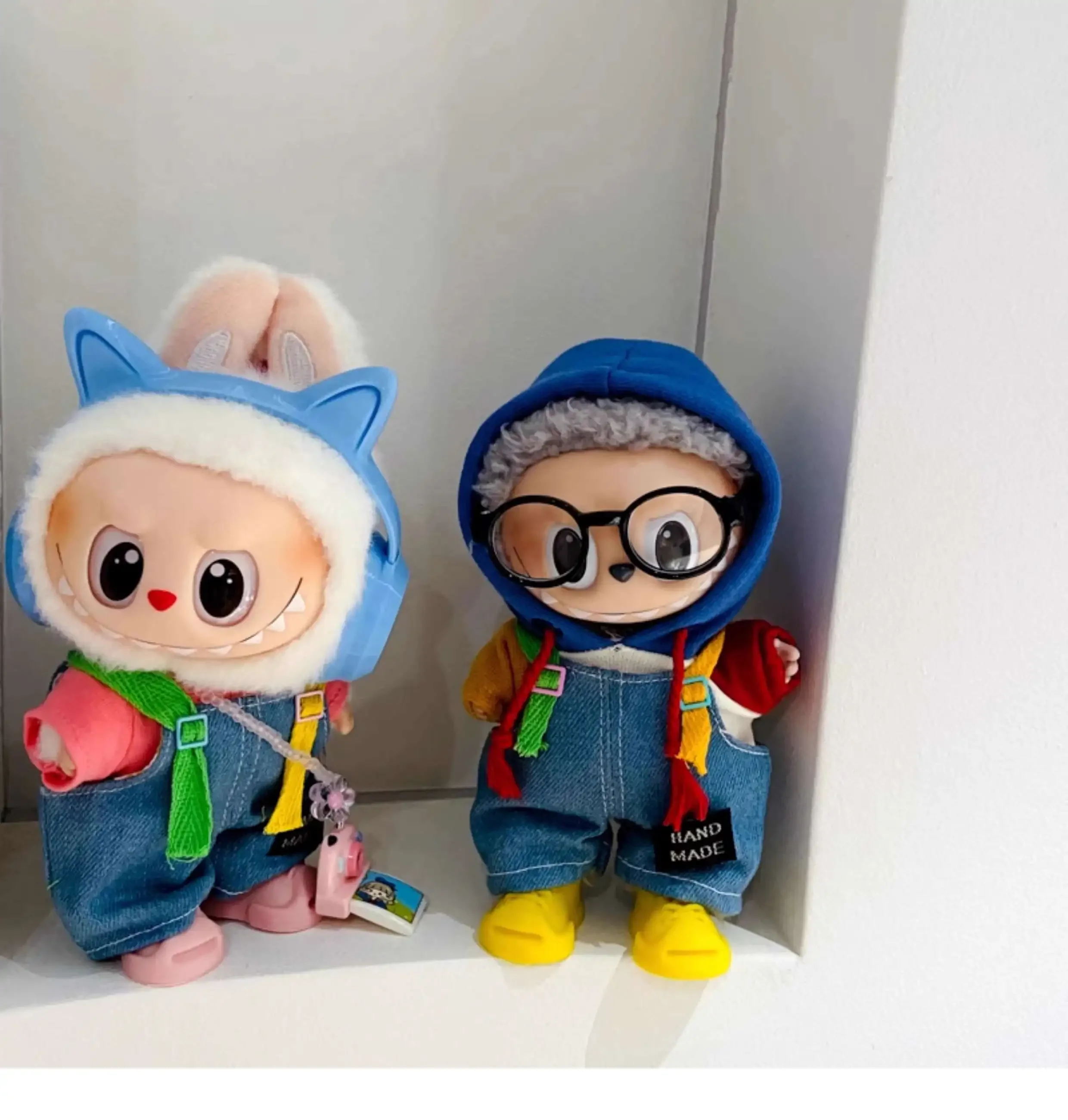 17cm Labubu Mini Plush Doll'S Clothes