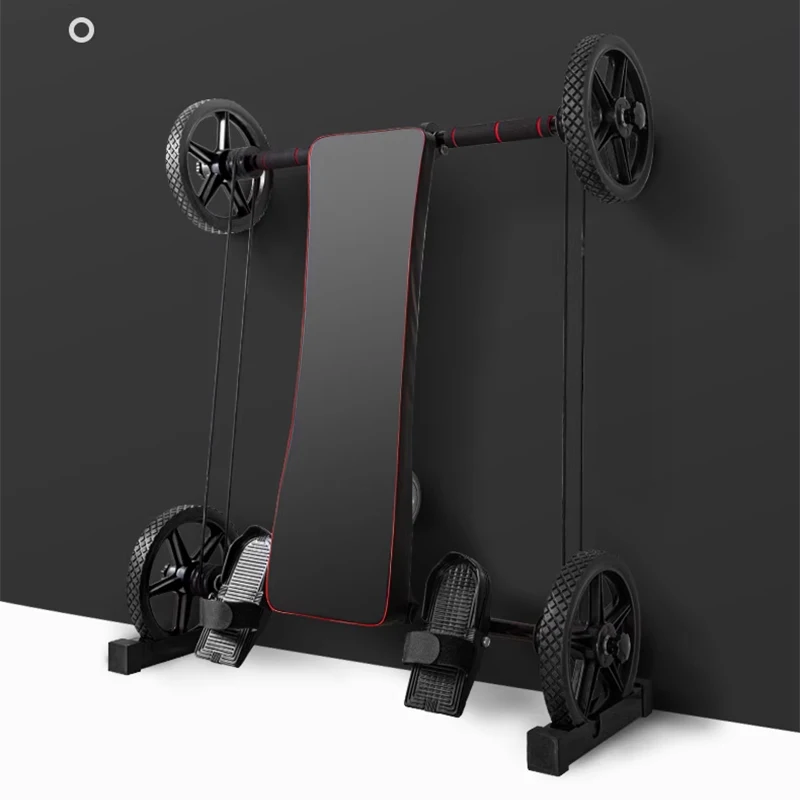 Abdominal wheel, automatic rebound, men and women's abdominal equipment, abdominal muscle training, curling machine