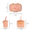 1pcs Milk Powder Box Baby Travel Portable Food Storage Box Simple Candy Colored Double Ring Safety Sealed Milk Powder Can No Bpa 6