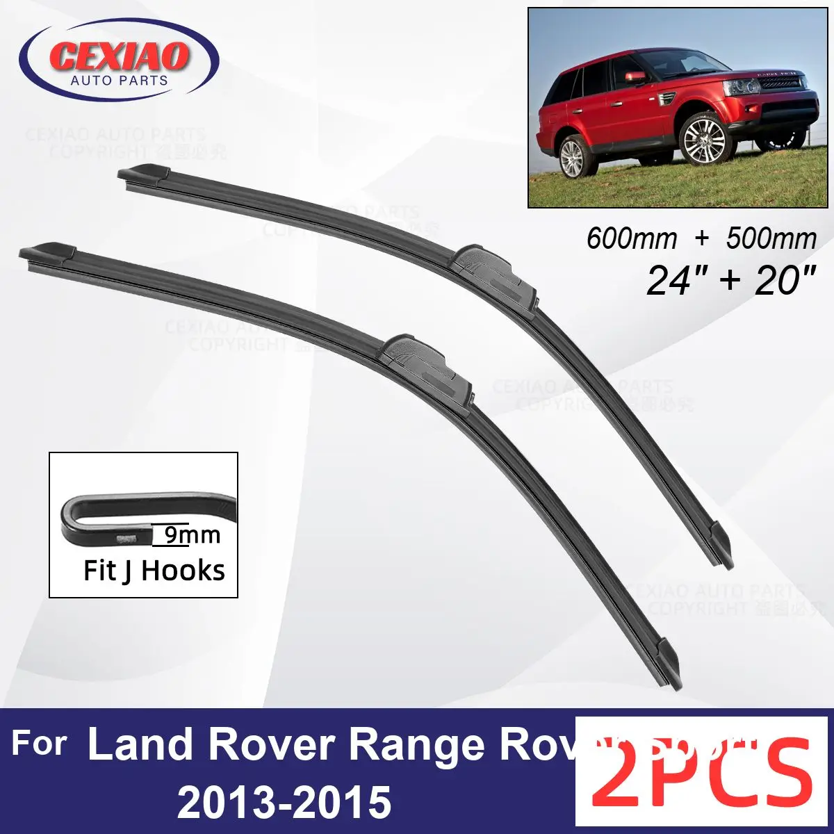 

Автомобильный стеклоочиститель для Land Rover Range Rover Sport 2013-2015, передние стеклоочистители, мягкие резиновые стеклоочистители для лобового стекла автомобиля