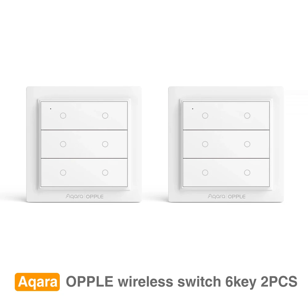 Aqara Opple Wireless Switch Magnetic Smart Light Switch App Control Wireless Wall Switch No Wiring Required for Mihome Mijia App 