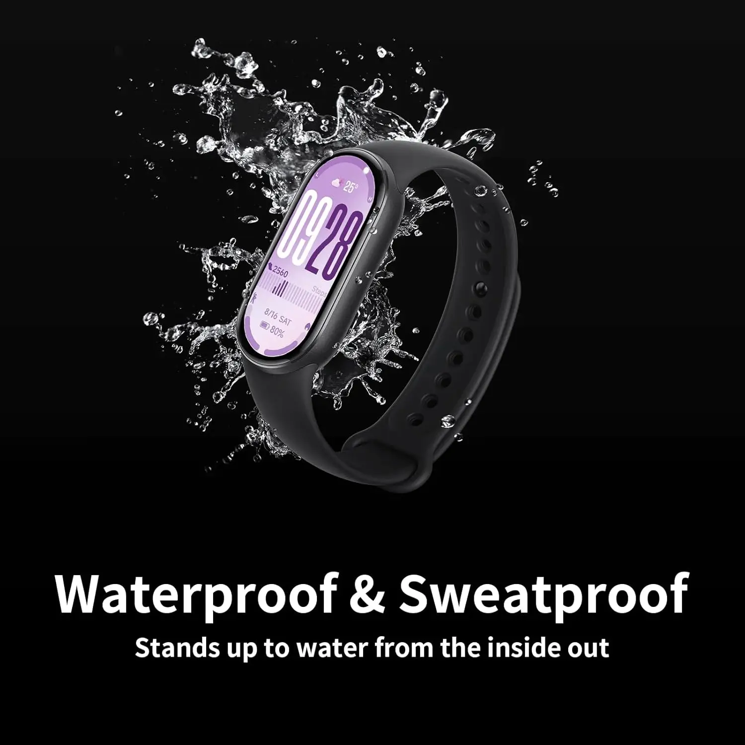Silicone Sport Strap Rubber Bracelet for Fitness Tracker Accessories