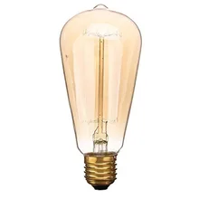 

Retro ST64 Edison Bulb 110V E26 60W Incandescent Bulbs Vintage Filament Bulb Tungsten Edison Light Bulb Decor LBShipping