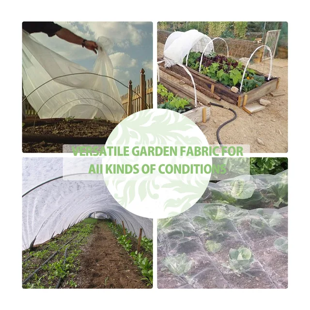 Takaró Növényi Burkolat Növény Téli Védő Meleg És Hidegálló Nem Szőtt Szövetek Borítás Sátrak Üvegház - Image 2