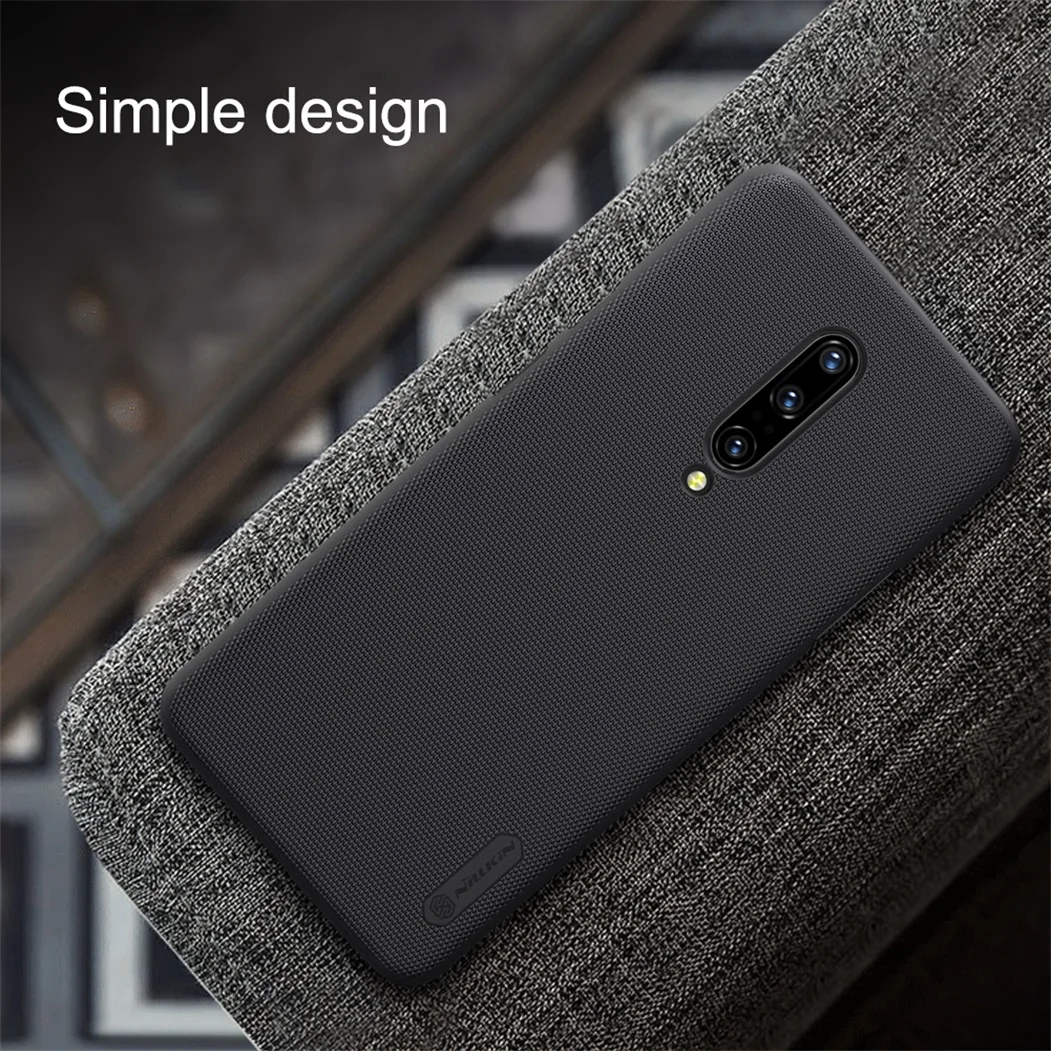 For OnePlus 7 Pro Case OnePlus7 Cover Nillkin Super Frosted Shield Hard PC Back Cover Phone protector Case For One Plus 7 Pro 5