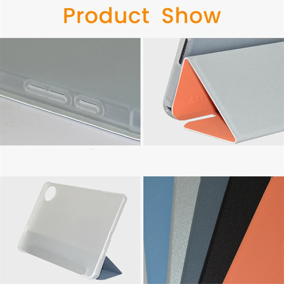 Tri-Folding Stand Funda For Teclast P50 P50S Case Smart Auto Sleep/Wake-up 11" Tablet PC Folio Cover with Soft TPU Back Shell