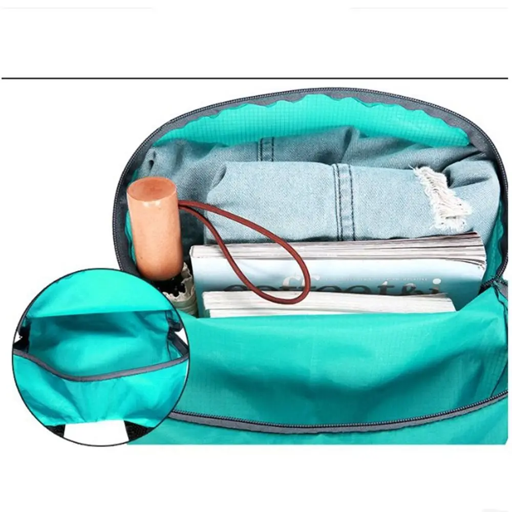 Zaino Ultraleggero da Esterno Impermeabile Pieghevole Compatto per Viaggi e Escursioni Uomo Donna - immagine 2