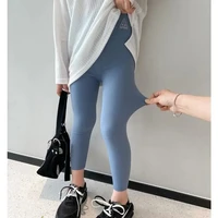2024 Summer Autumn Girls Yoga Pant Baby Kids Skinny Casual Pencil Pant Toldder Ankle Length Sports Trousers 1