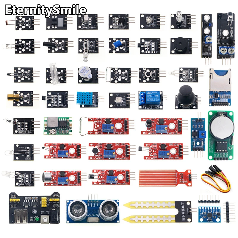 For arduino 45 in 1 Sensors Modules Starter Kit better than 37in1 ...