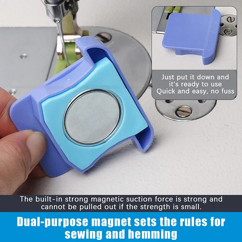 ABS Sewing Machine Seam Guide with Magnet for Industrial Home Sewing