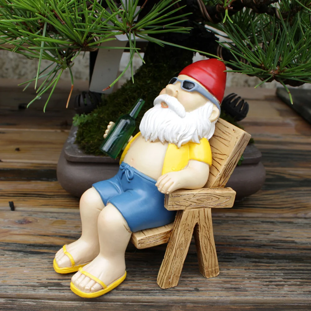 

Gnome Ornament Resin Garden Gnome Statue Yard Gnome Ornament Resin Garden Sculpture